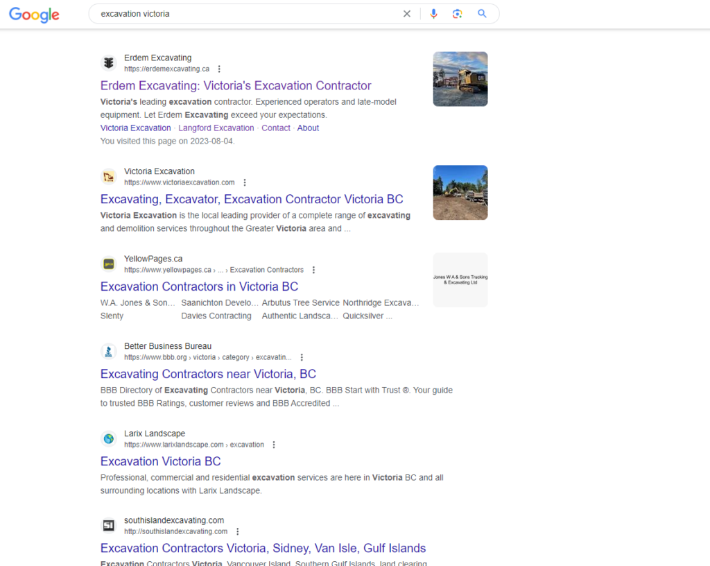 excavation seo