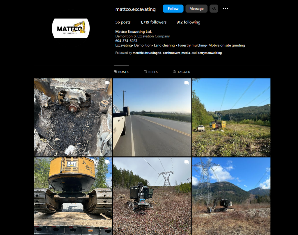 excavating instagram